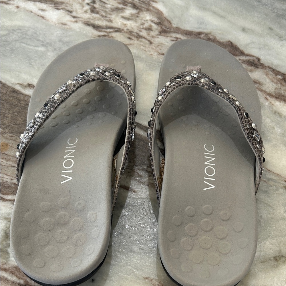 Vionic Women's Snake Print Sandals